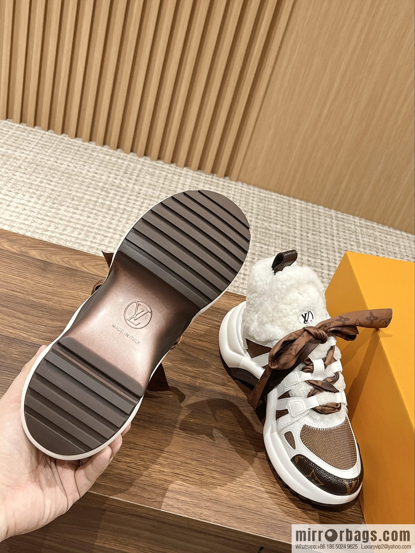 LV/Louis Vuitton donkey brand official website leisure sports dad shoes