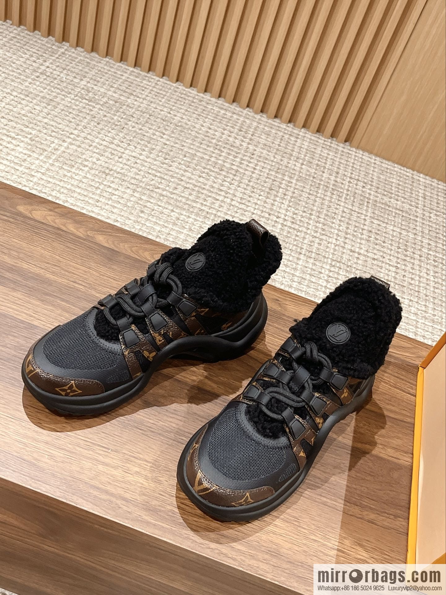 LV/Louis Vuitton donkey brand official website leisure sports dad shoes