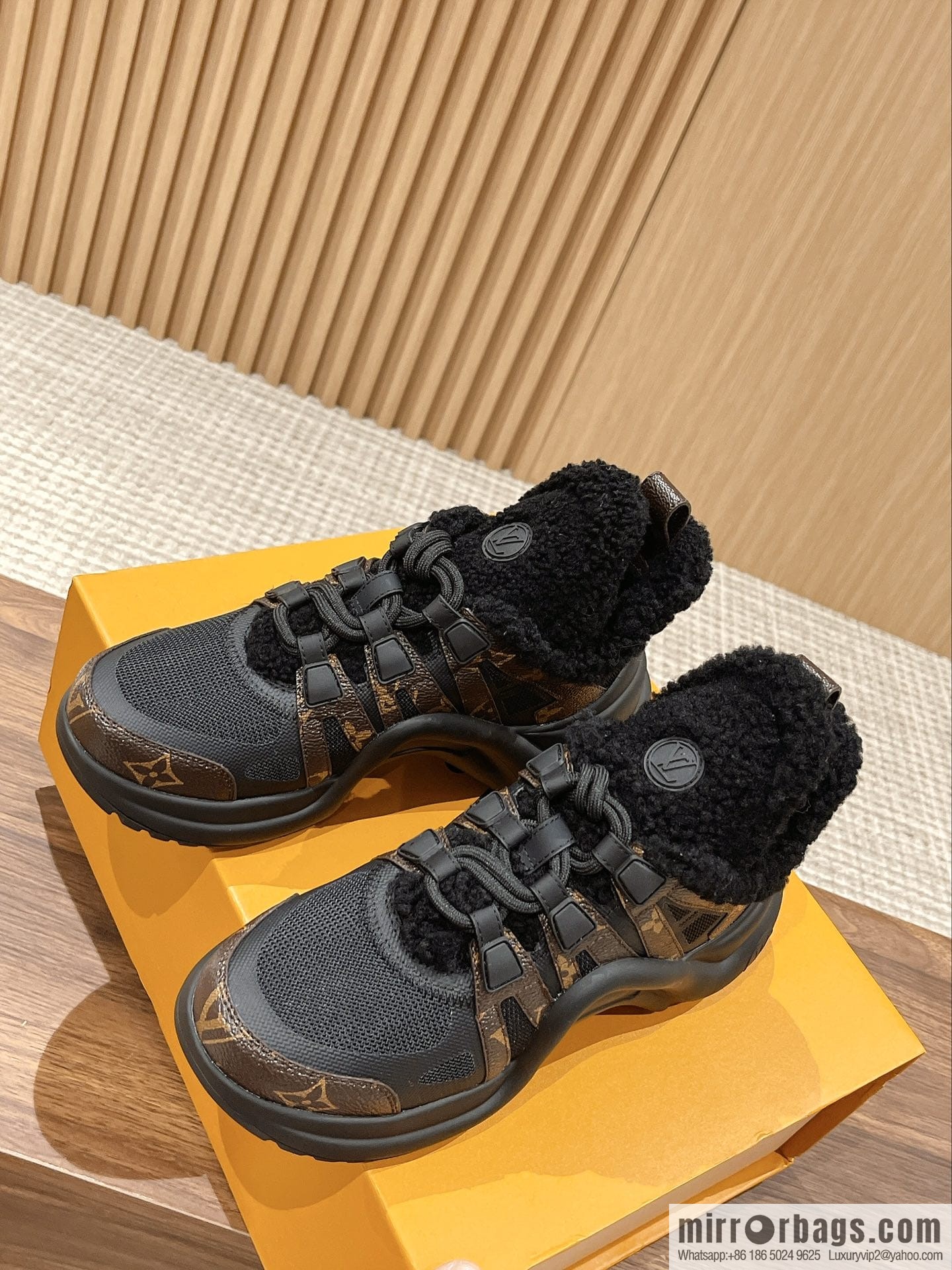 LV/Louis Vuitton donkey brand official website leisure sports dad shoes