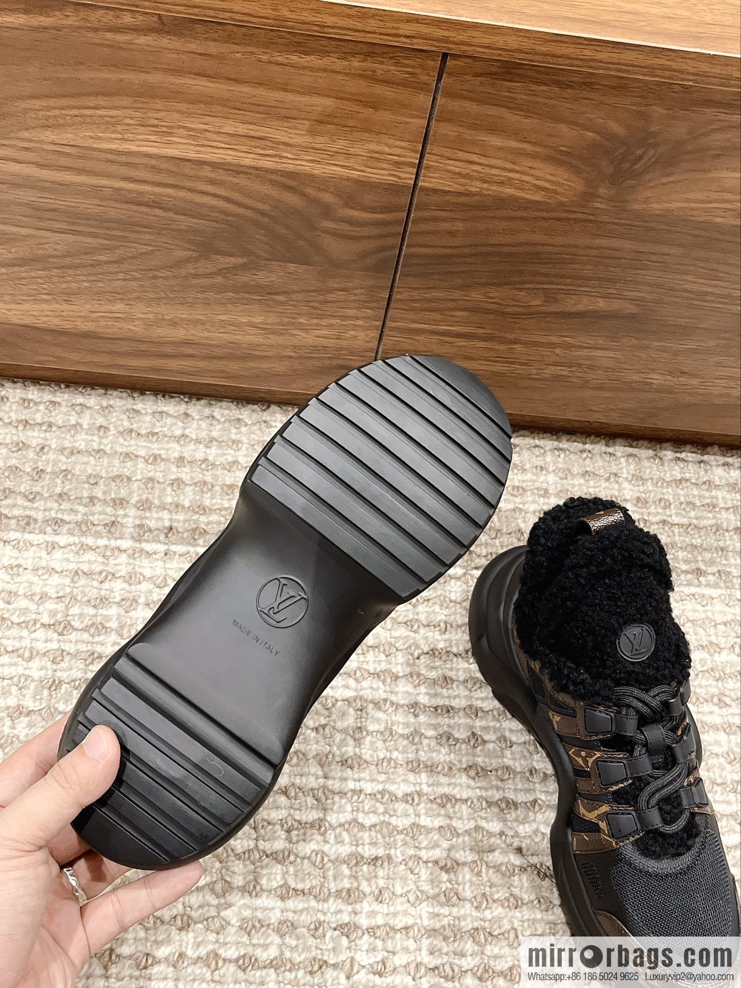 LV/Louis Vuitton donkey brand official website leisure sports dad shoes