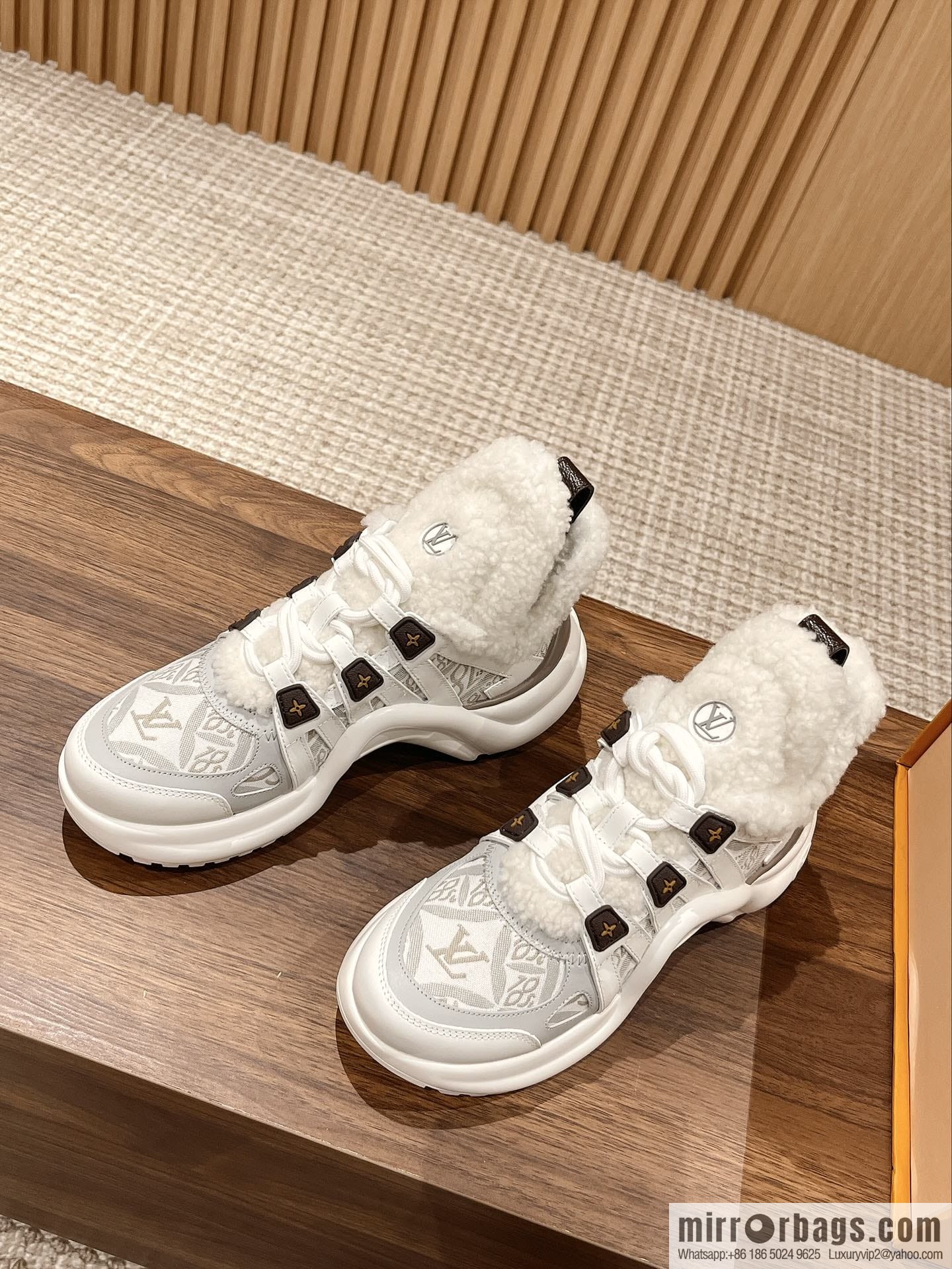 LV/Louis Vuitton donkey brand official website leisure sports dad shoes