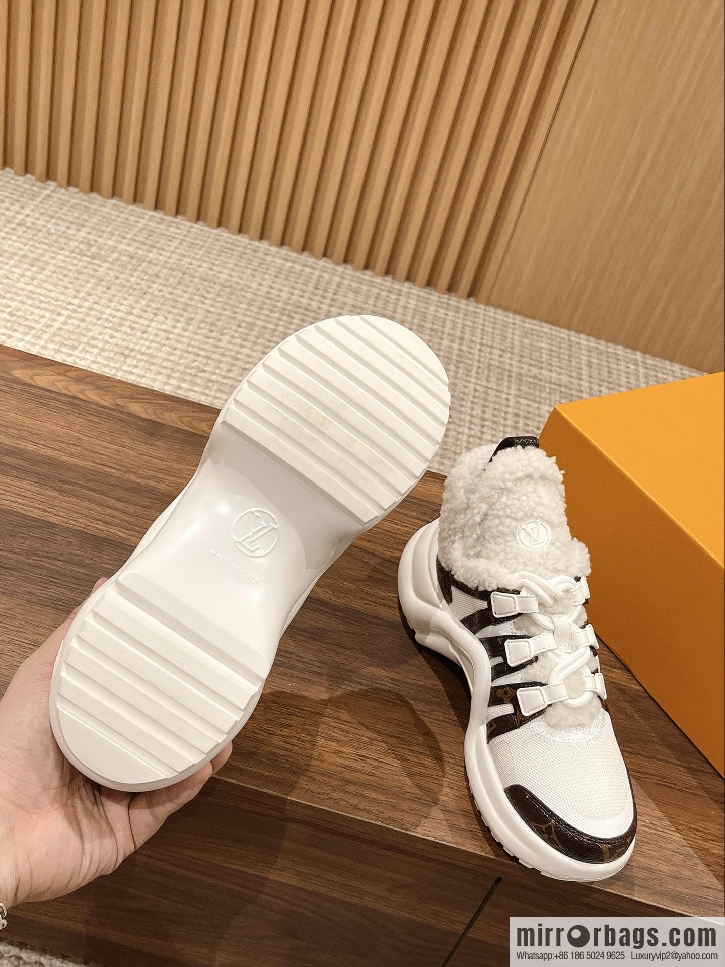 LV/Louis Vuitton donkey brand official website leisure sports dad shoes