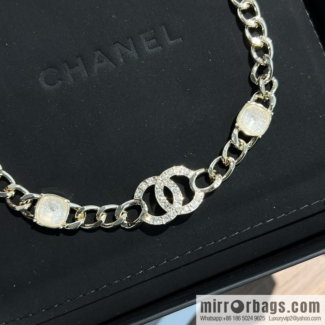 New ☑️ CHANEL Chanel double c gold necklace