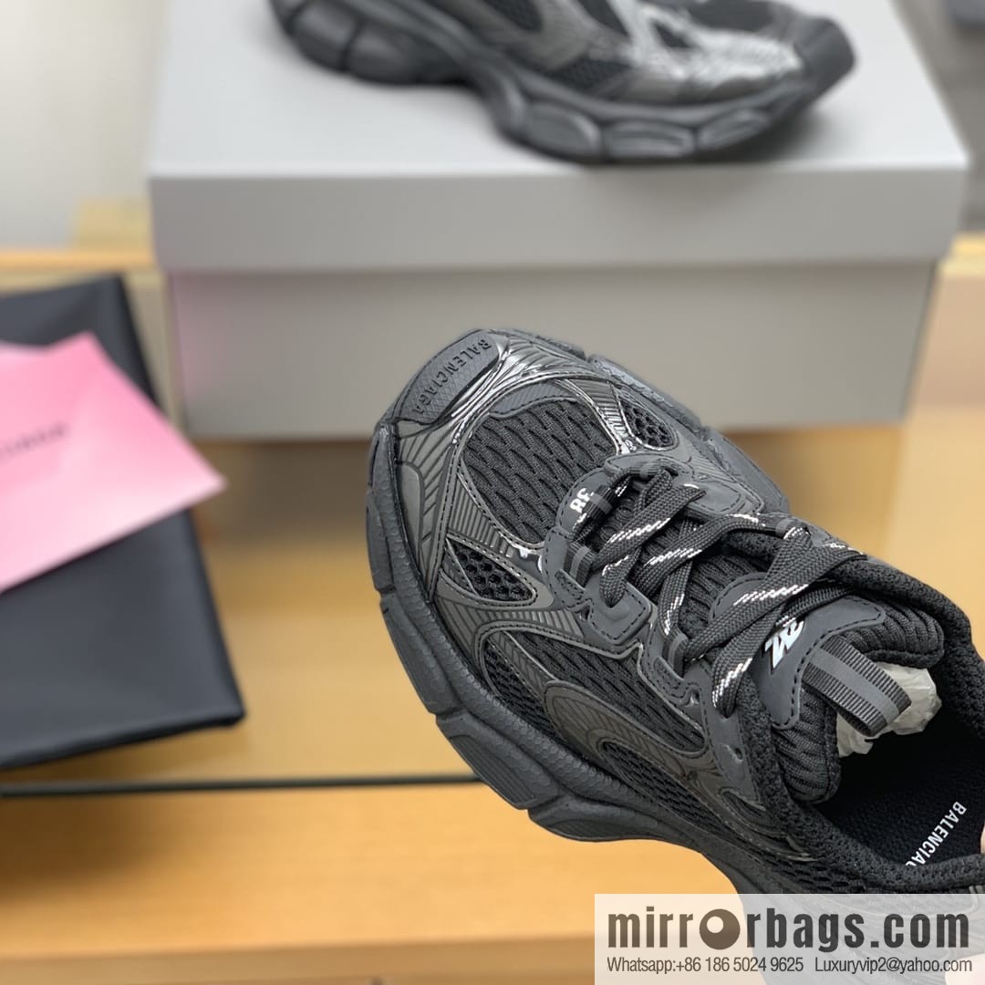 Balenciaga BALENCIAGA uses mesh patchwork Unisex His & Hers thick-soled sneakers