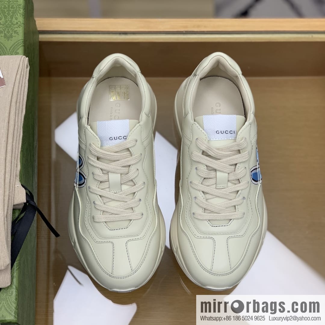 Gucci Gucci [New G Home High Version] Unisex Vintage sneakers