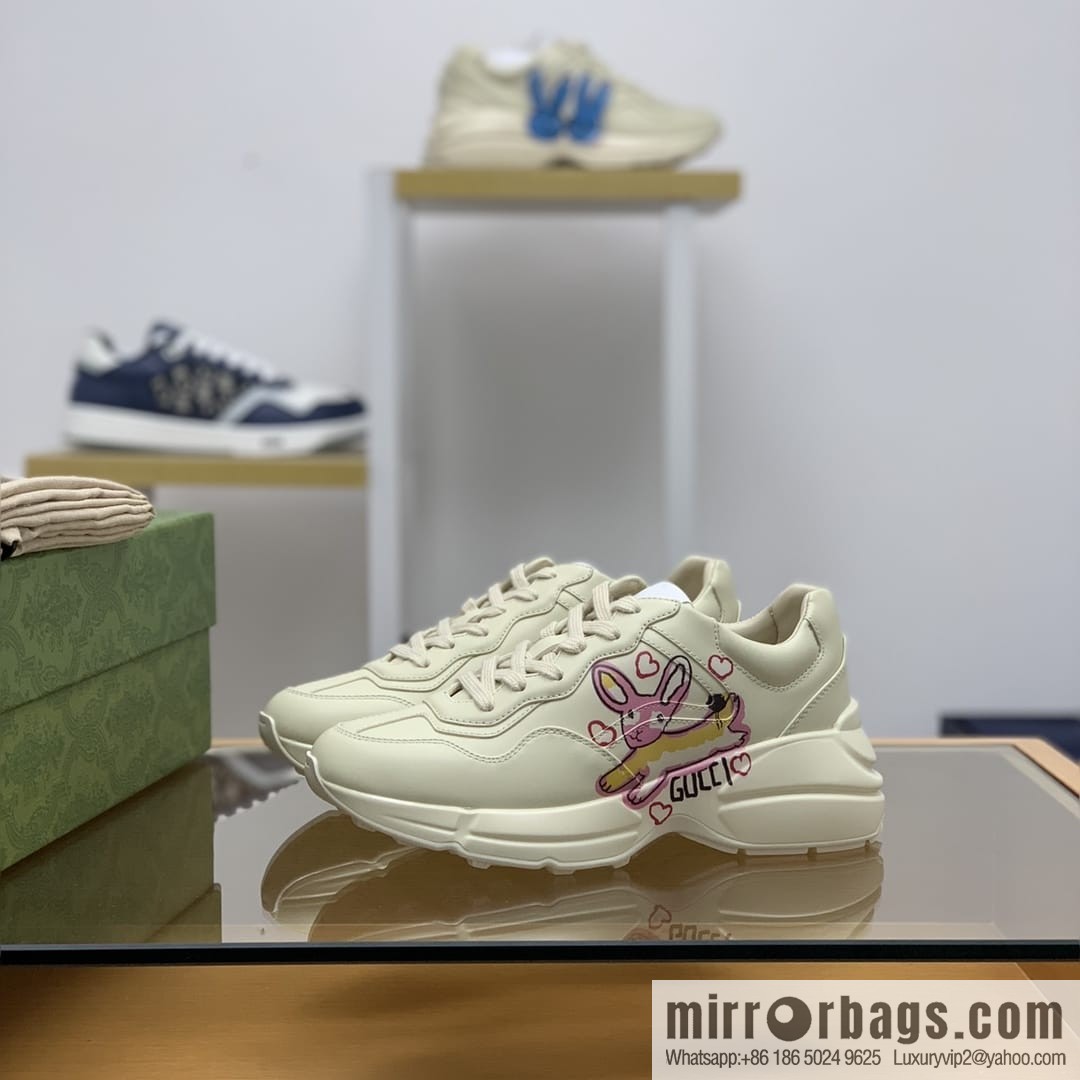 Gucci Gucci [New G Home High Version] Unisex Vintage sneakers