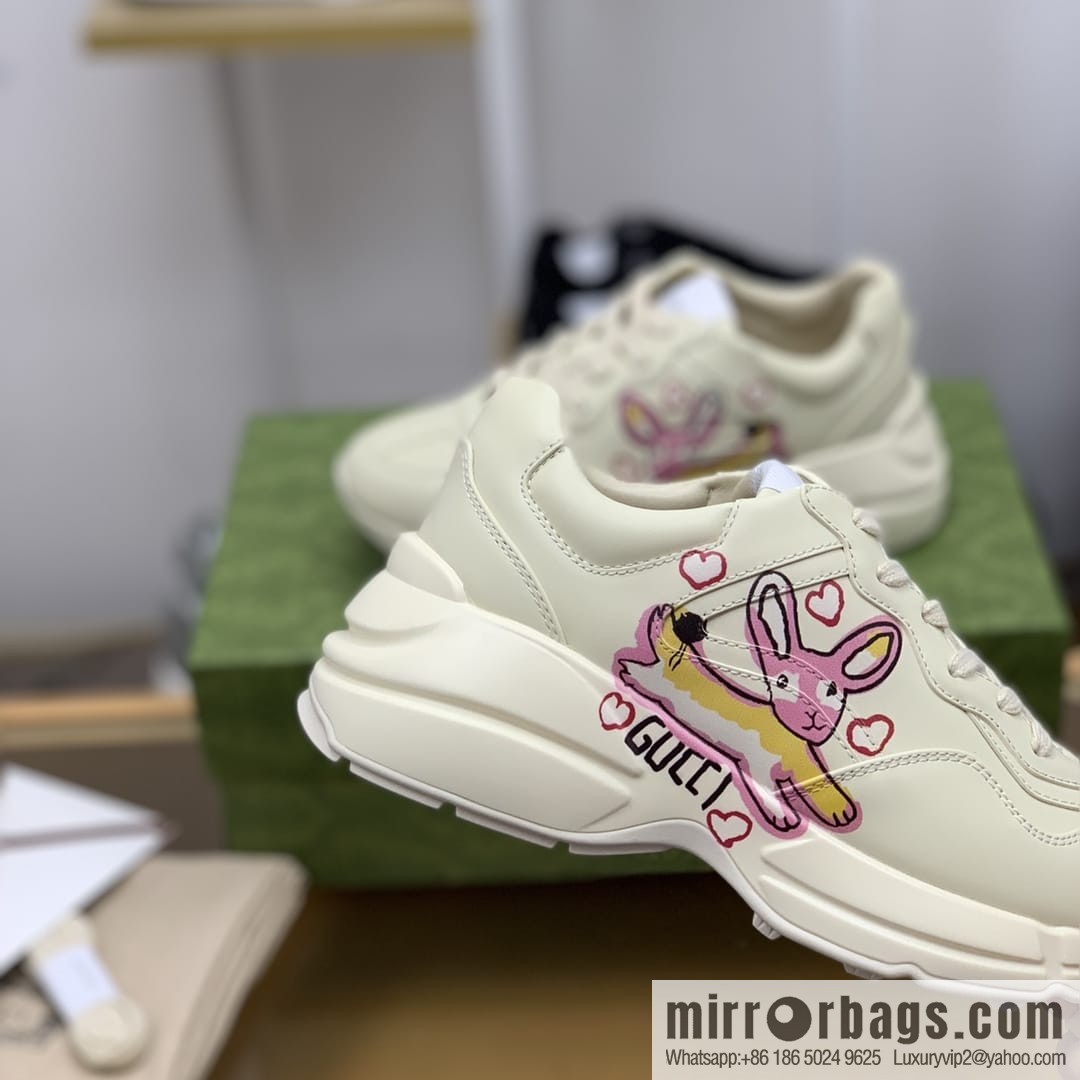 Gucci Gucci [New G Home High Version] Unisex Vintage sneakers