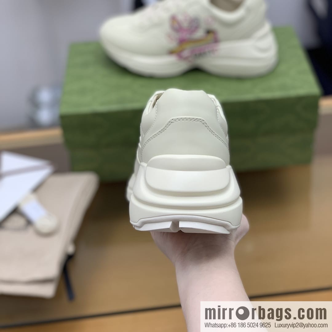 Gucci Gucci [New G Home High Version] Unisex Vintage sneakers