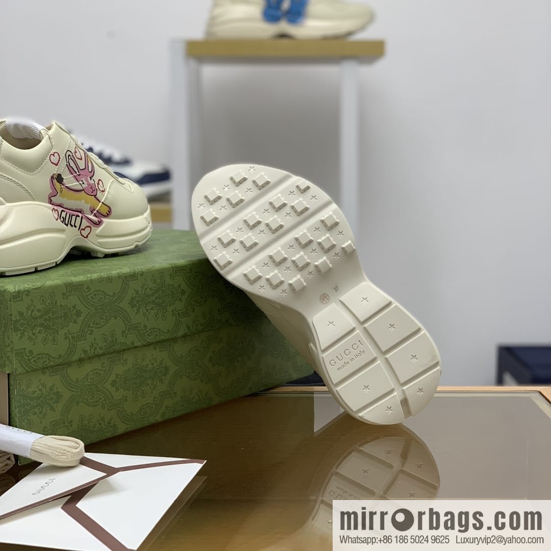 Gucci Gucci [New G Home High Version] Unisex Vintage sneakers
