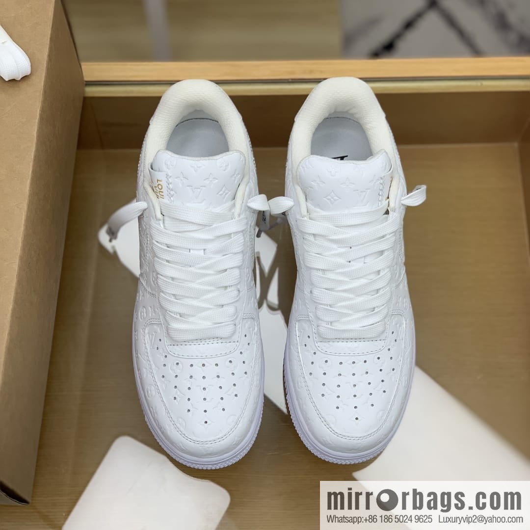 Louis Vuitton Monogram patchwork His & Hers sneakers