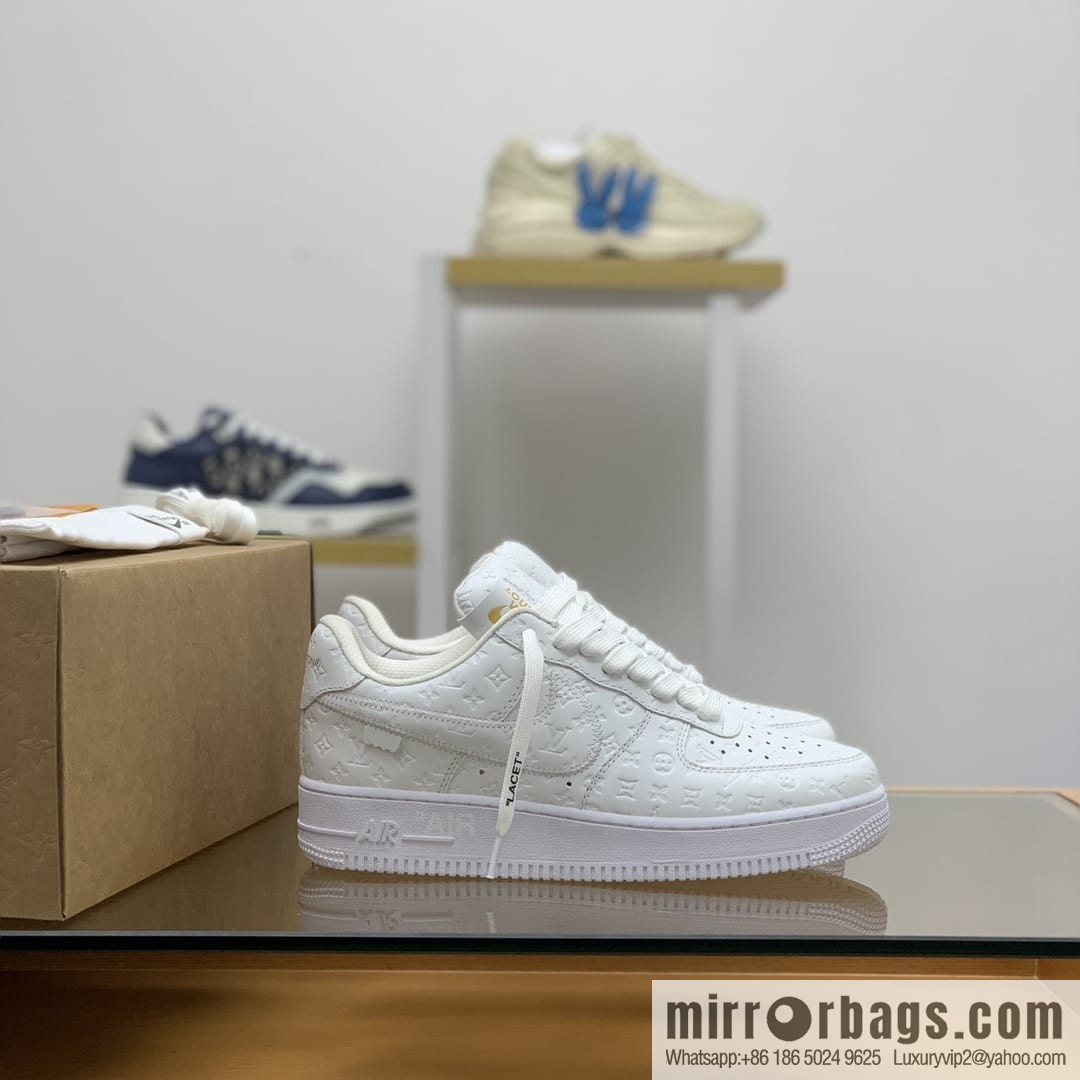 Louis Vuitton Monogram patchwork His & Hers sneakers