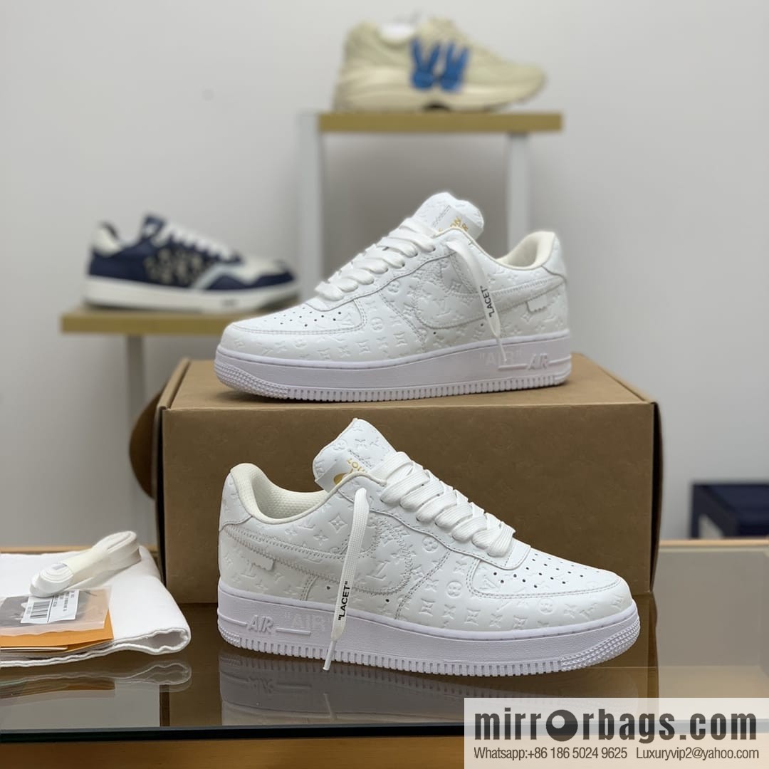 Louis Vuitton Monogram patchwork His & Hers sneakers