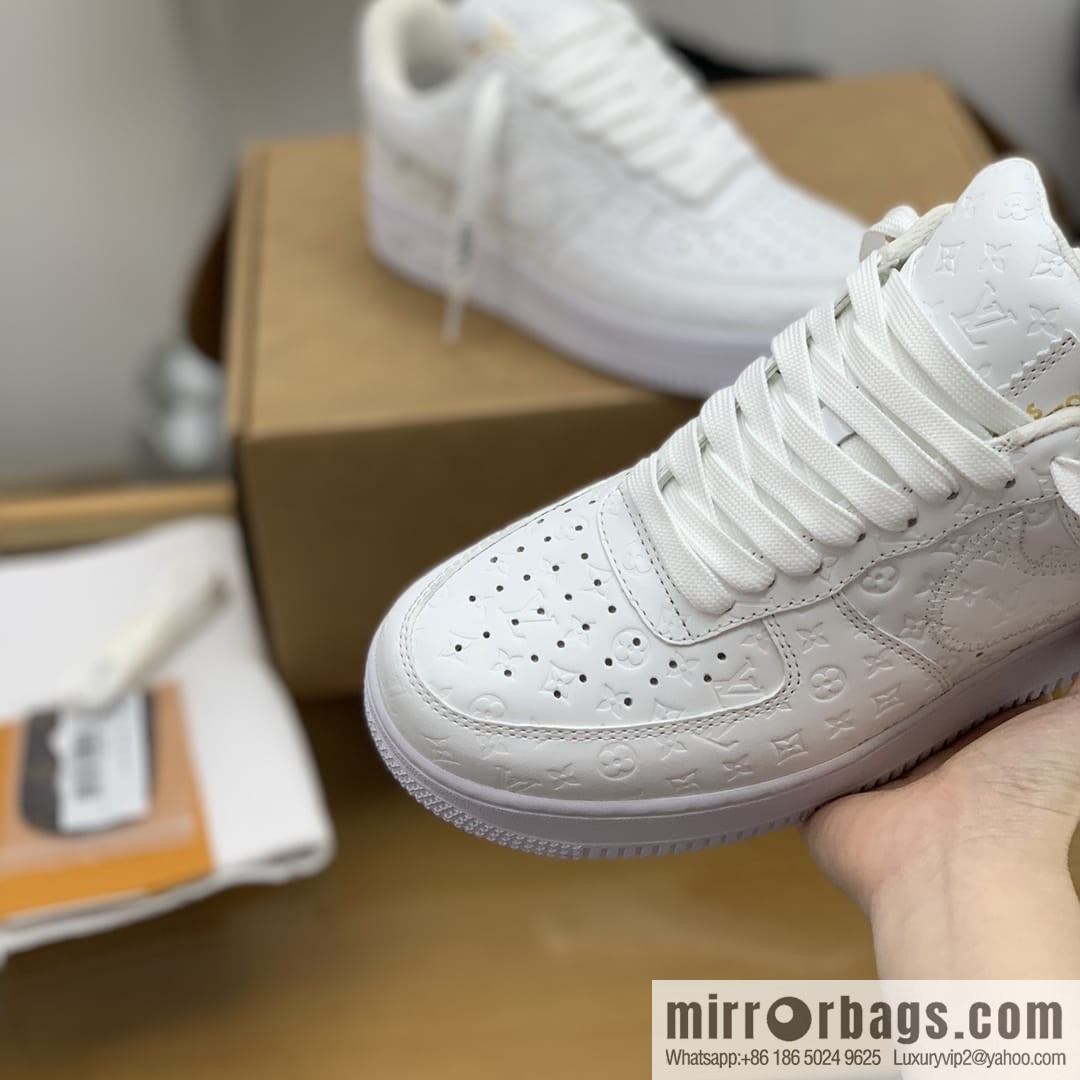 Louis Vuitton Monogram patchwork His & Hers sneakers