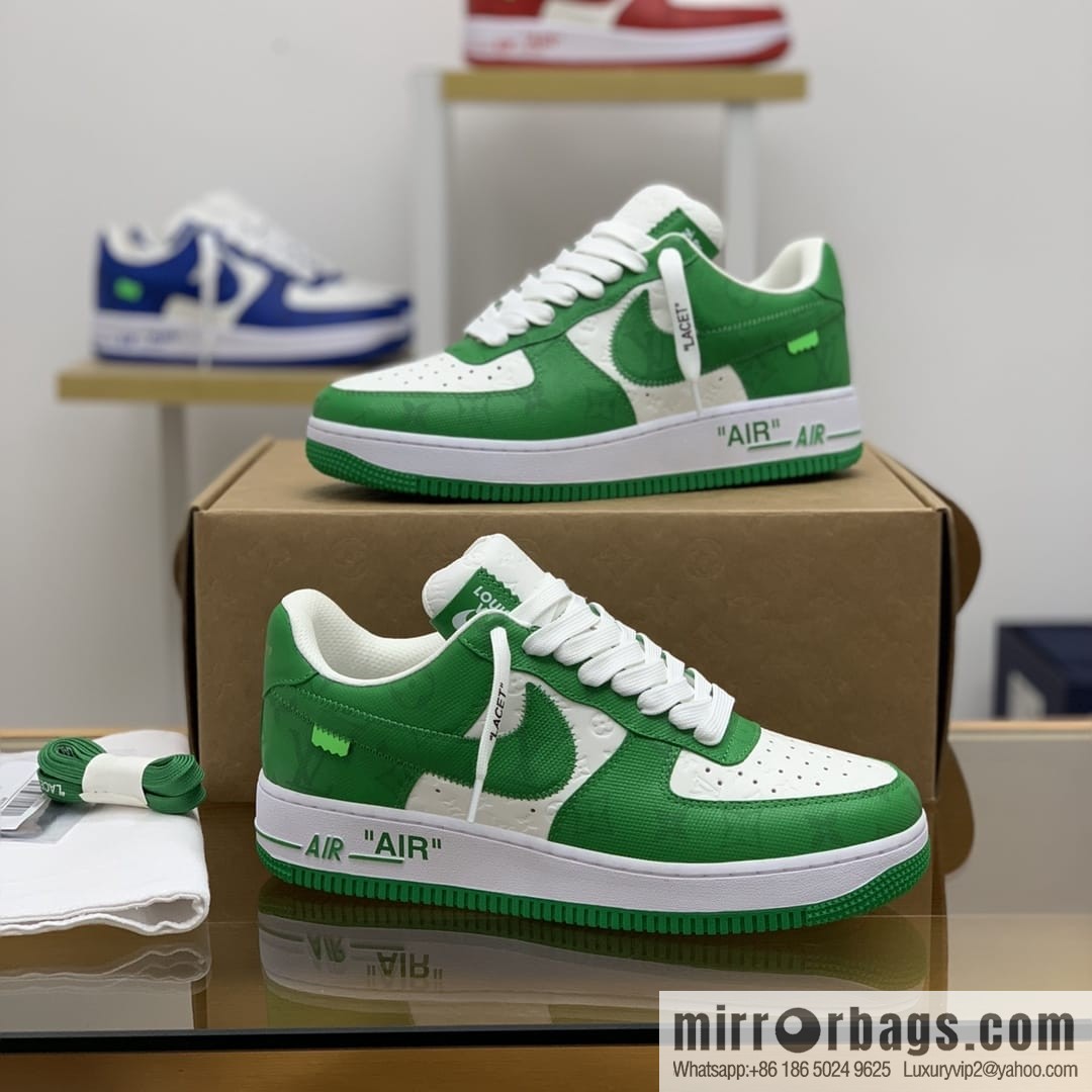 Louis Vuitton Monogram patchwork His & Hers sneakers