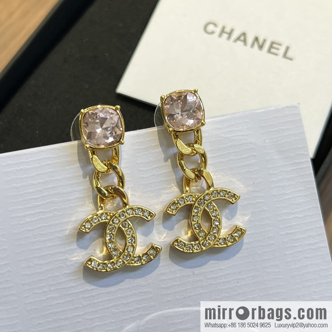 New ☑️ CHANEL Chanel c2 double c stud earrings