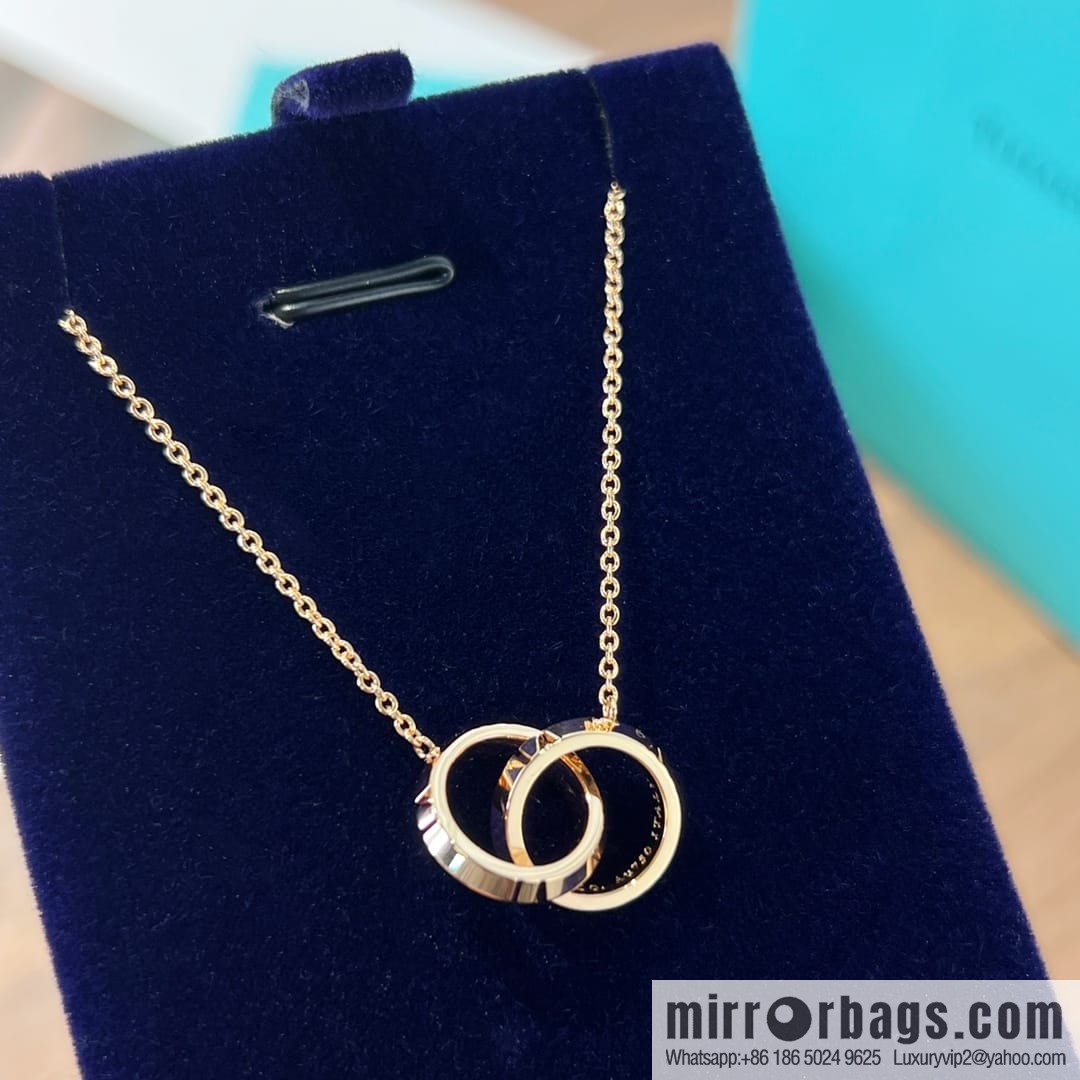 New ☑️ Tiffany & Co. X double ring necklace