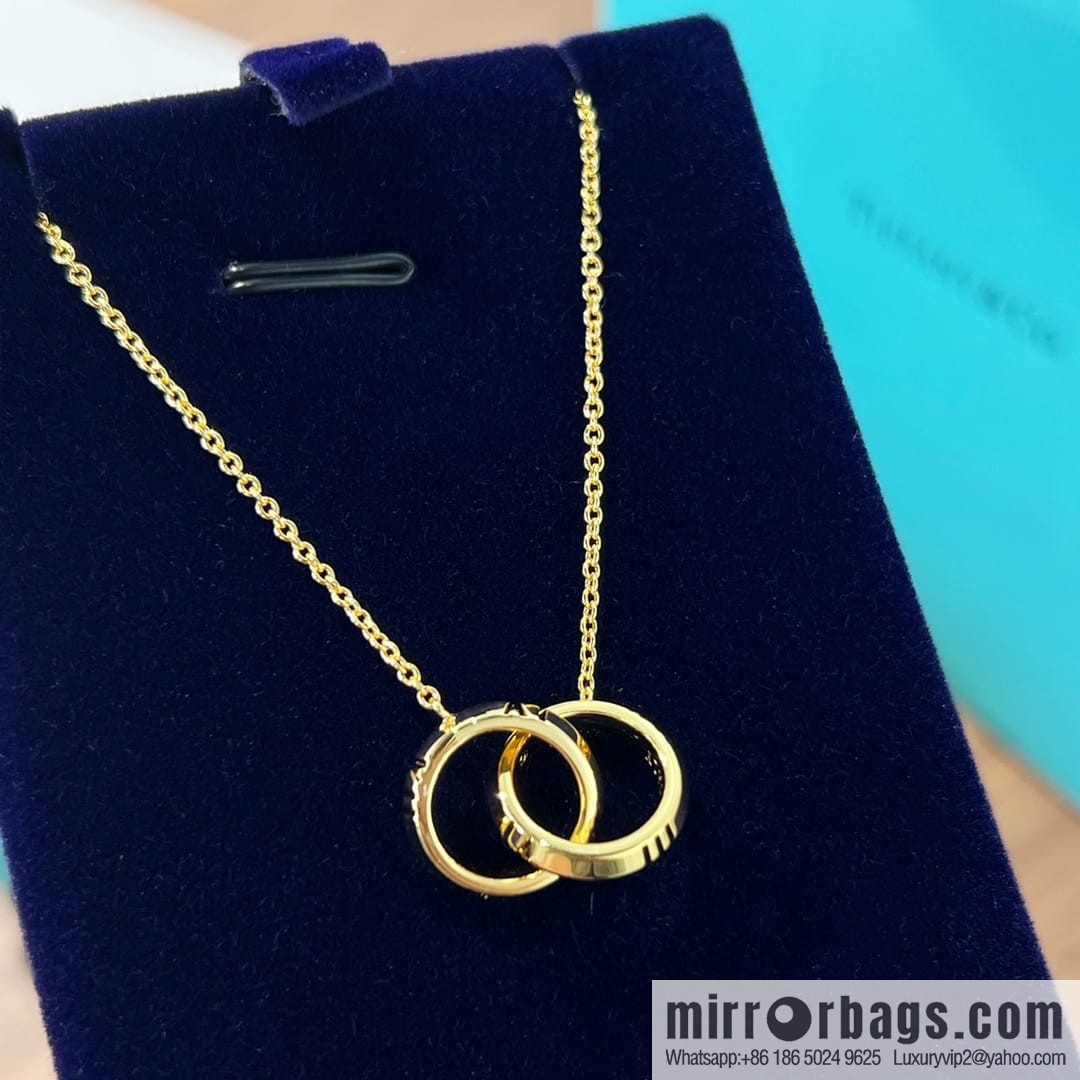 New ☑️ Tiffany & Co. X double ring necklace