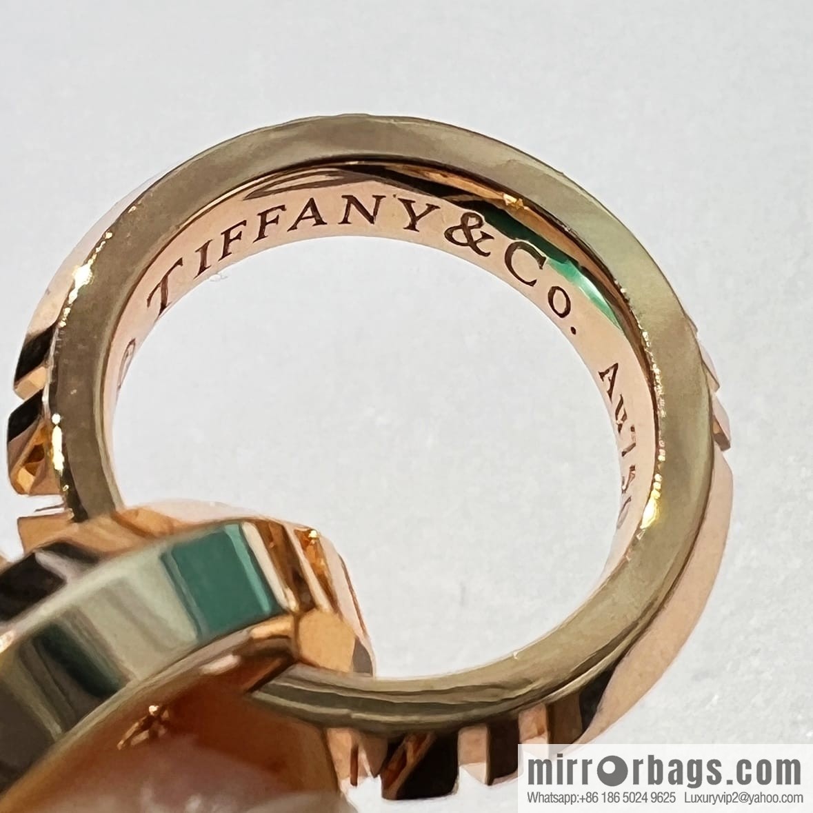 New ☑️ Tiffany & Co. X double ring necklace
