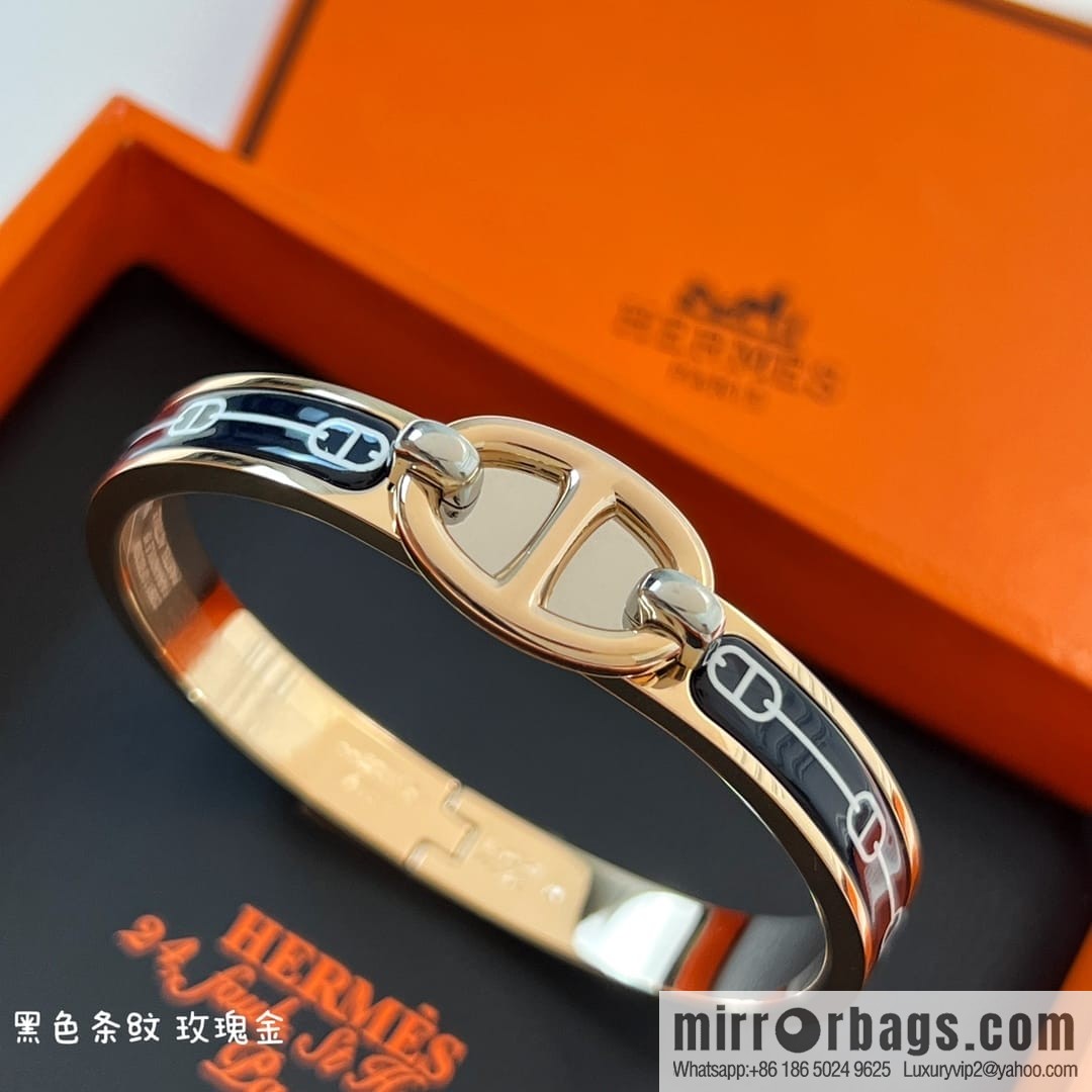 HERMES MINI CLIC CHAINE D'ANCRE BRACELET Pig Nose Bracelet Bracelet