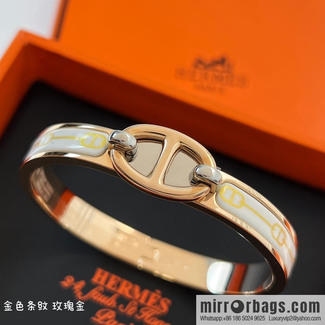 HERMES MINI CLIC CHAINE D'ANCRE BRACELET Pig Nose Bracelet Bracelet