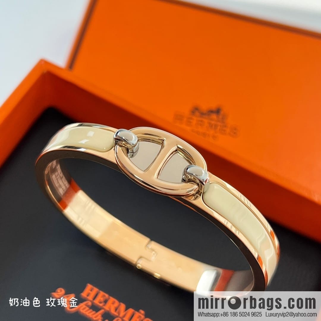 HERMES MINI CLIC CHAINE D'ANCRE BRACELET Pig Nose Bracelet Bracelet