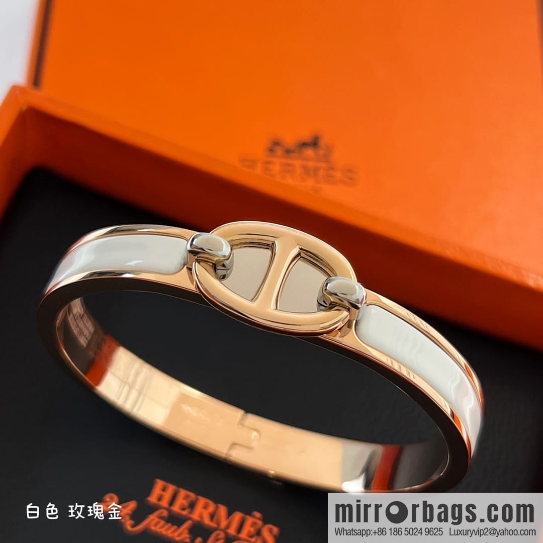 HERMES MINI CLIC CHAINE D'ANCRE BRACELET Pig Nose Bracelet Bracelet