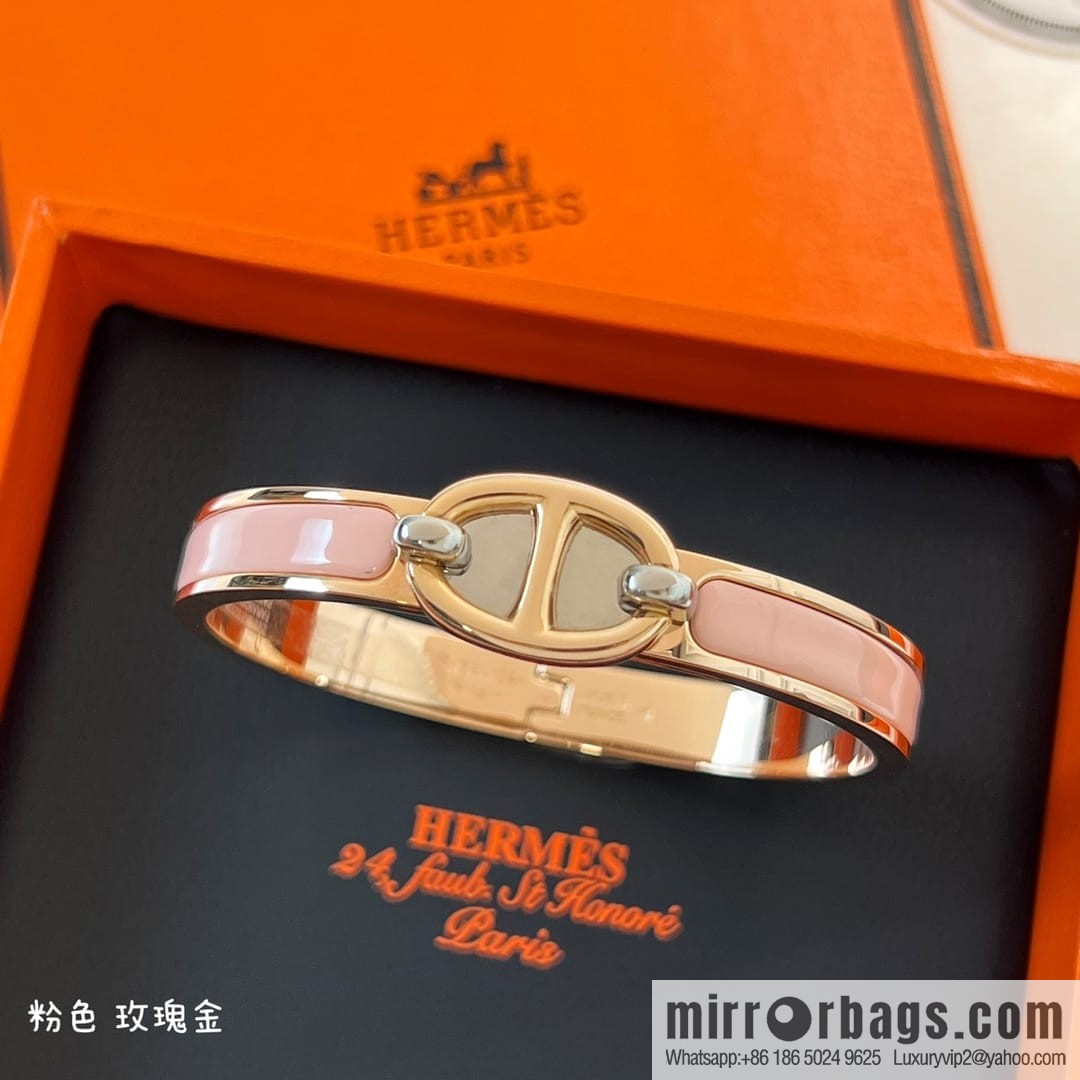HERMES MINI CLIC CHAINE D'ANCRE BRACELET Pig Nose Bracelet Bracelet