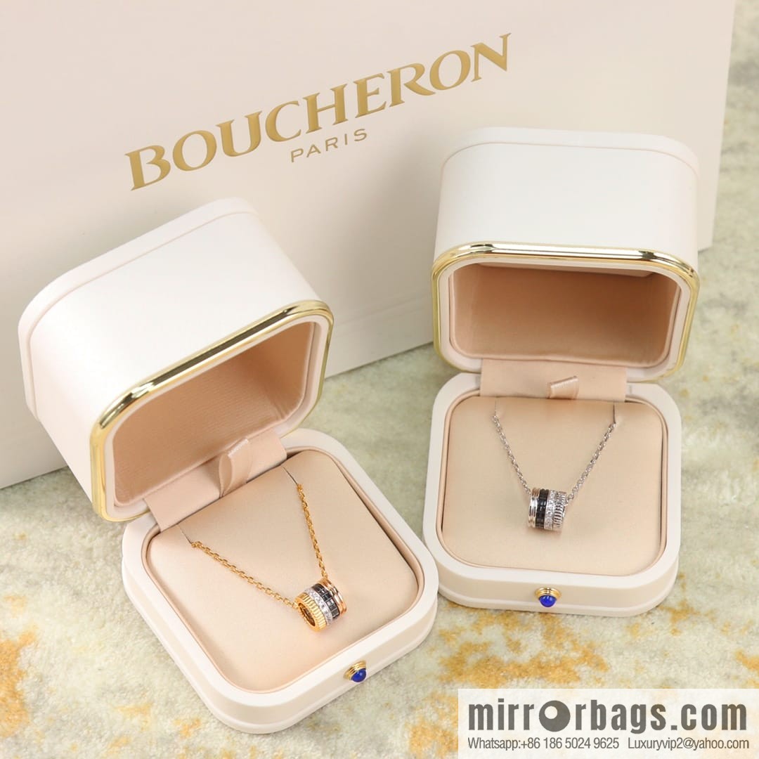 New BOUCHERON/Boucheron Quatre Classique series, the same as Zhou Dongyu, ceramic necklace