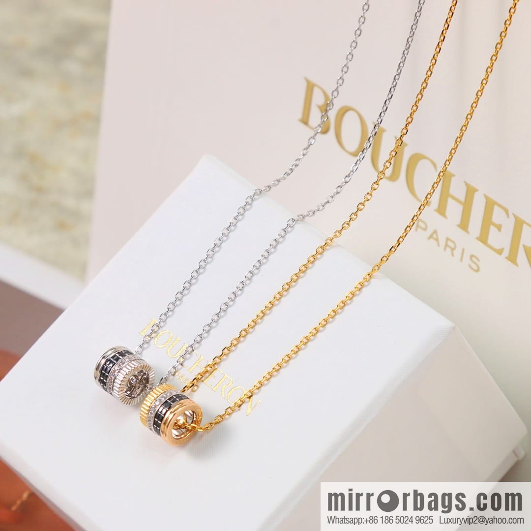 New BOUCHERON/Boucheron Quatre Classique series, the same as Zhou Dongyu, ceramic necklace