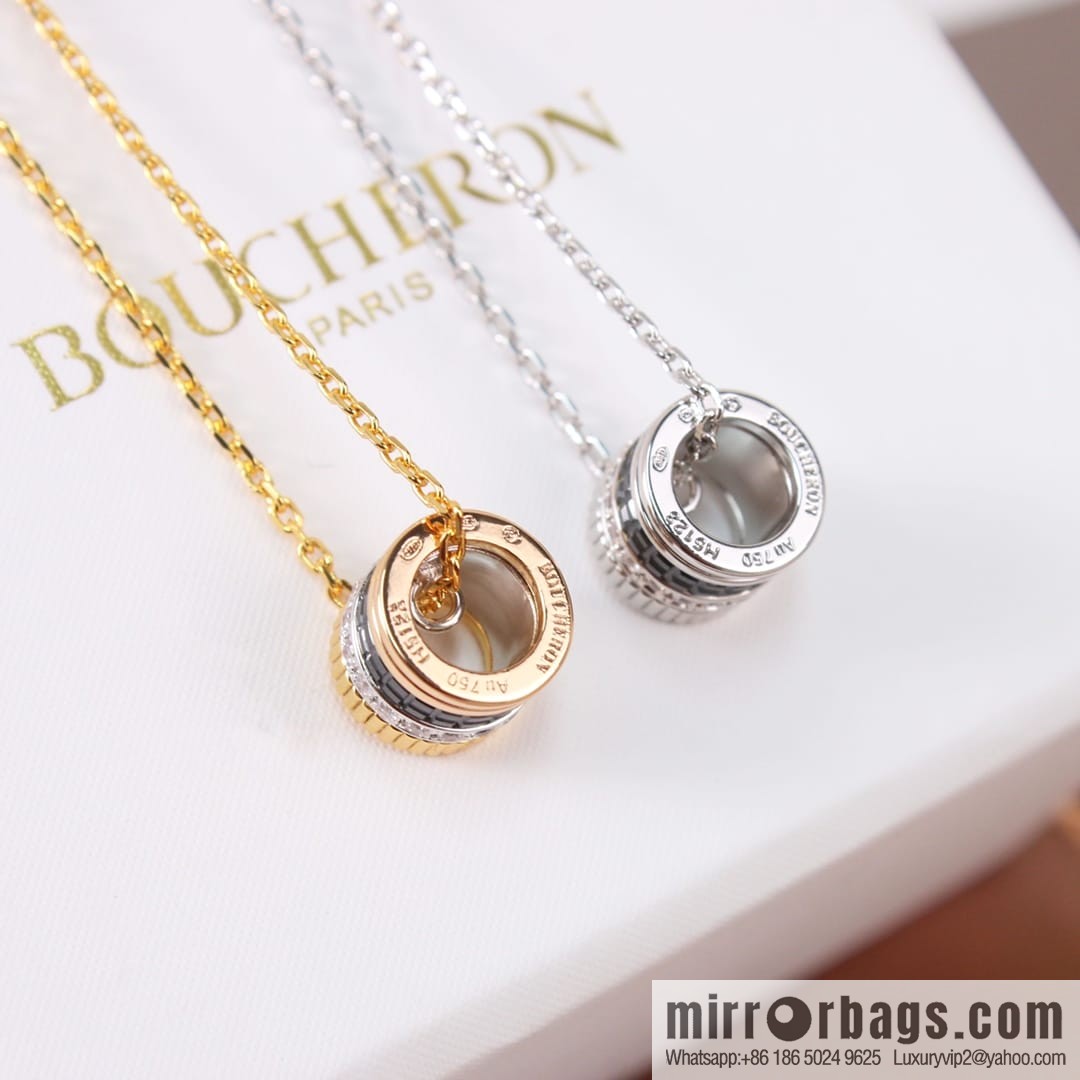New BOUCHERON/Boucheron Quatre Classique series, the same as Zhou Dongyu, ceramic necklace