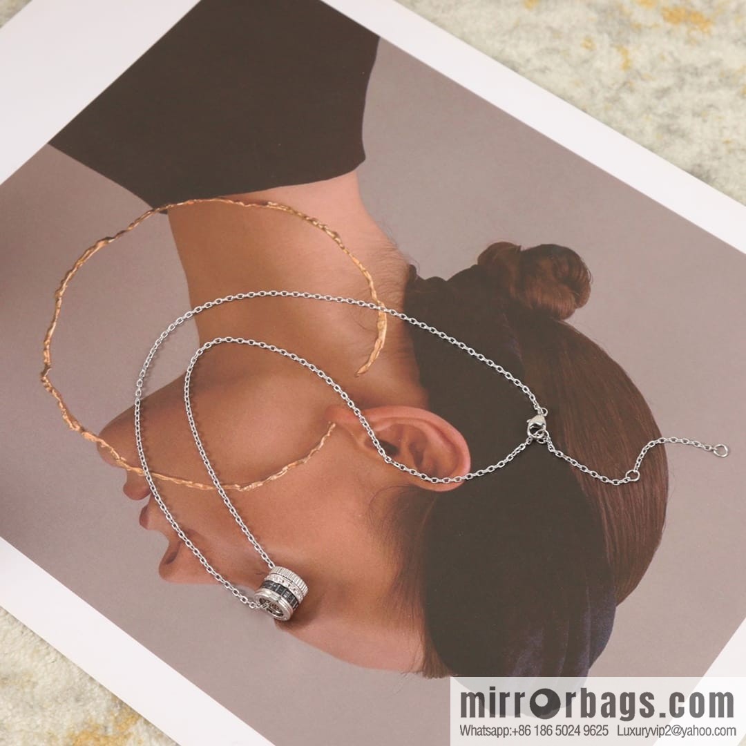 New BOUCHERON/Boucheron Quatre Classique series, the same as Zhou Dongyu, ceramic necklace