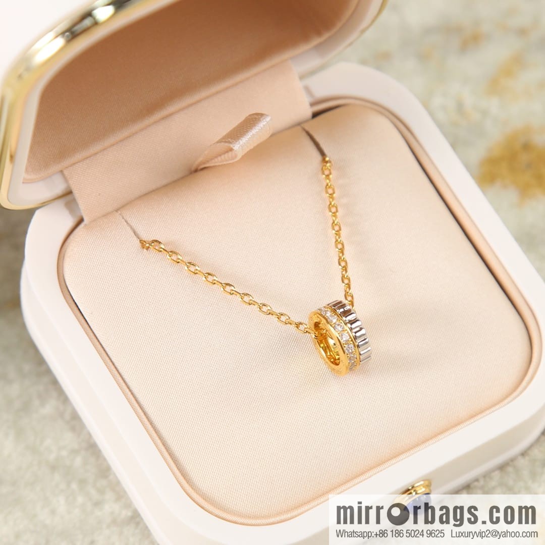 New BOUCHERON/Boucheron Quatre Radiant series necklace Luhan same, ceramic necklace
