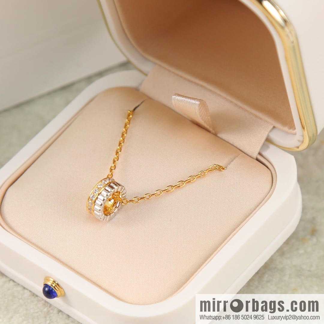 New BOUCHERON/Boucheron Quatre Radiant series necklace Luhan same, ceramic necklace
