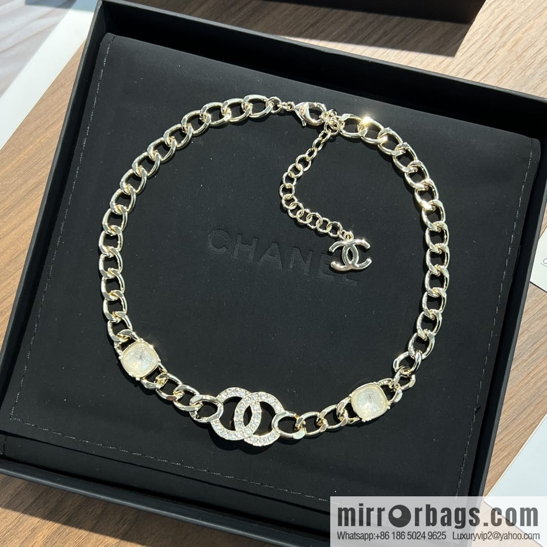 New ☑️ CHANEL Chanel double c gold necklace