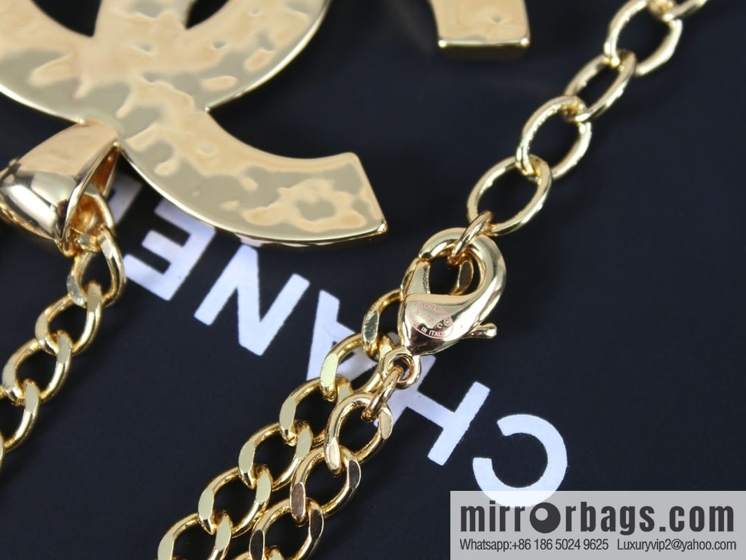 New ☑️ CHANEL Chanel double c black enamel necklace