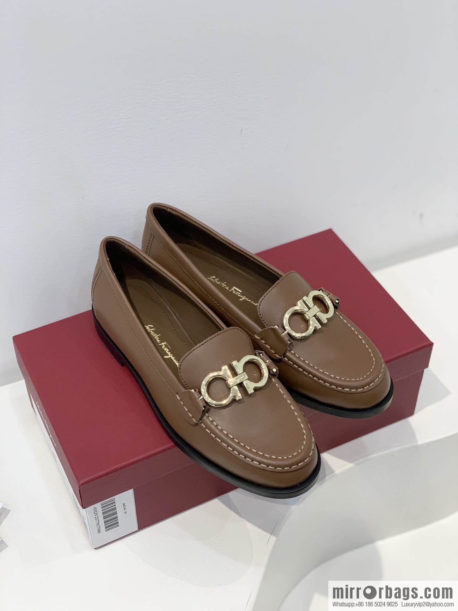 SF ✔️ salvatore Ferragamo ✔️ new products! Ferragamo Gancini double-sided buckle loafers shoes