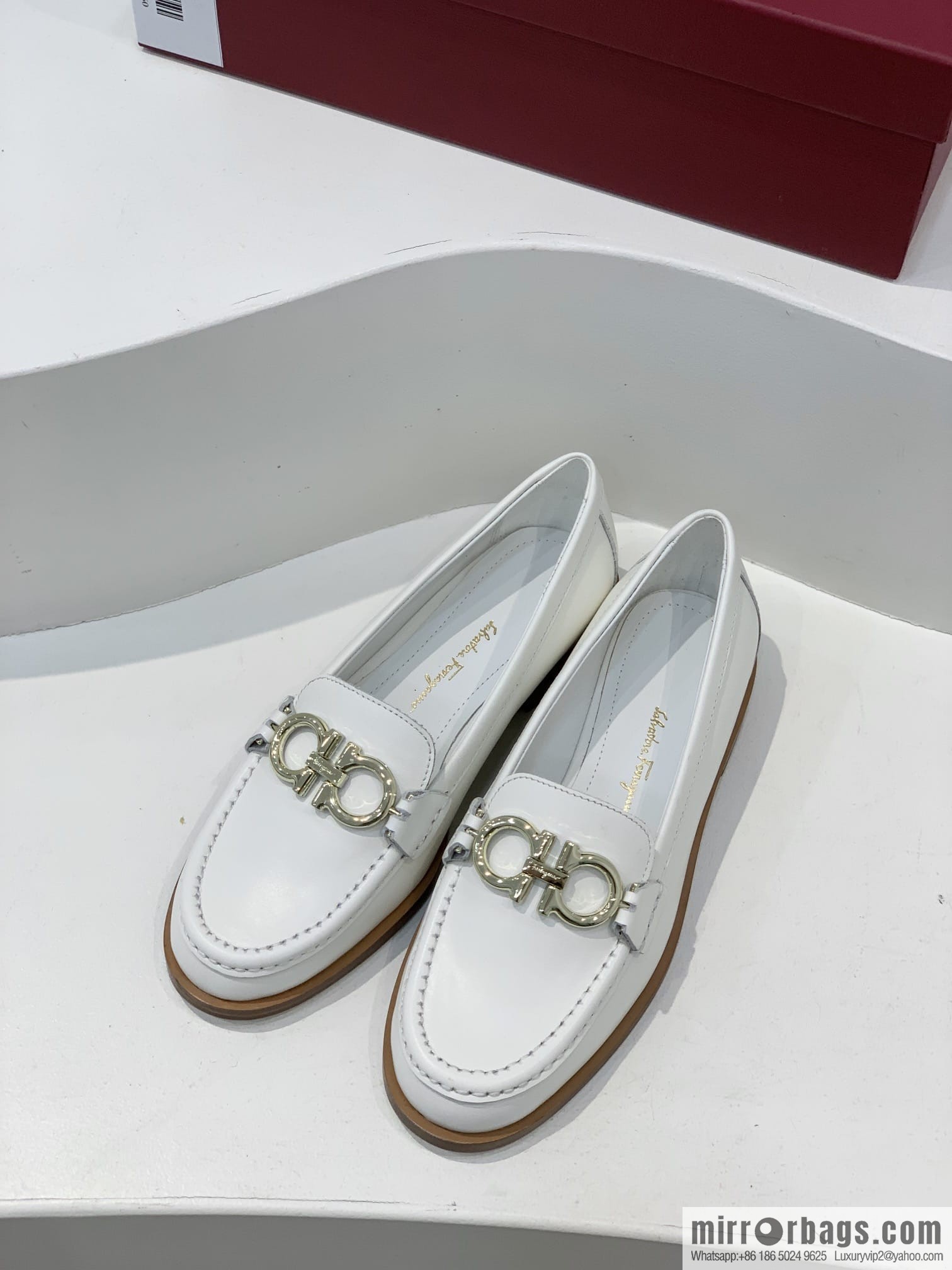 SF ✔️ salvatore Ferragamo ✔️ new products! Ferragamo Gancini double-sided buckle loafers shoes