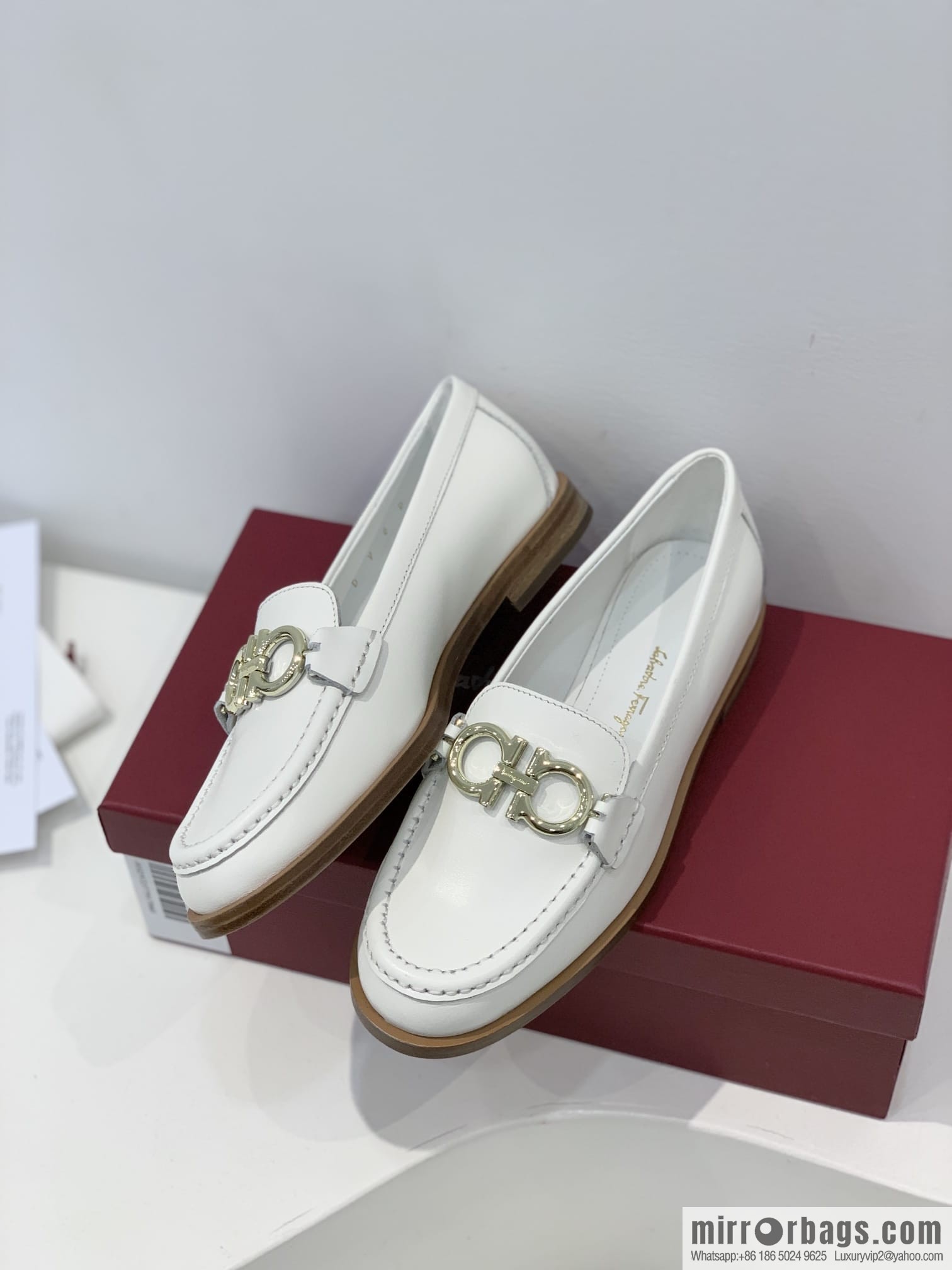 SF ✔️ salvatore Ferragamo ✔️ new products! Ferragamo Gancini double-sided buckle loafers shoes