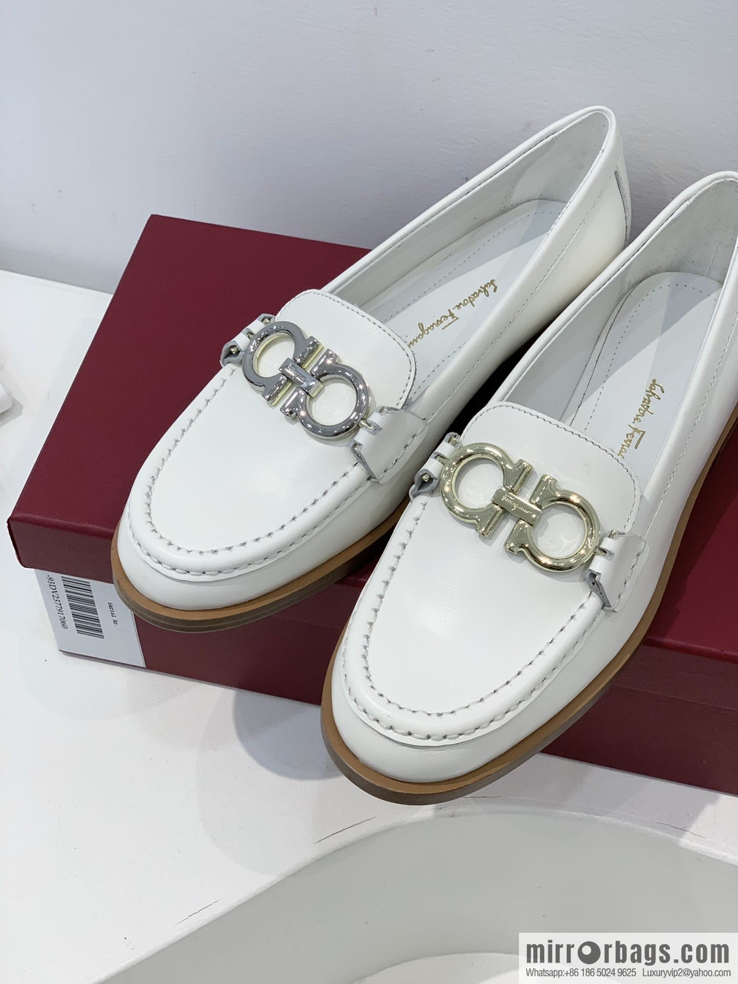 SF ✔️ salvatore Ferragamo ✔️ new products! Ferragamo Gancini double-sided buckle loafers shoes