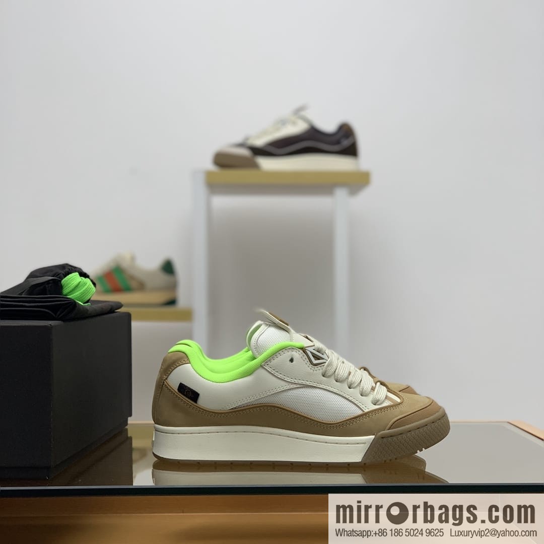 DIOR Dior uses granular calfskin with breathable mesh men's casual retro sneakers