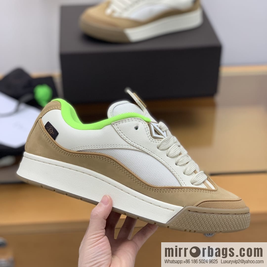 DIOR Dior uses granular calfskin with breathable mesh men's casual retro sneakers