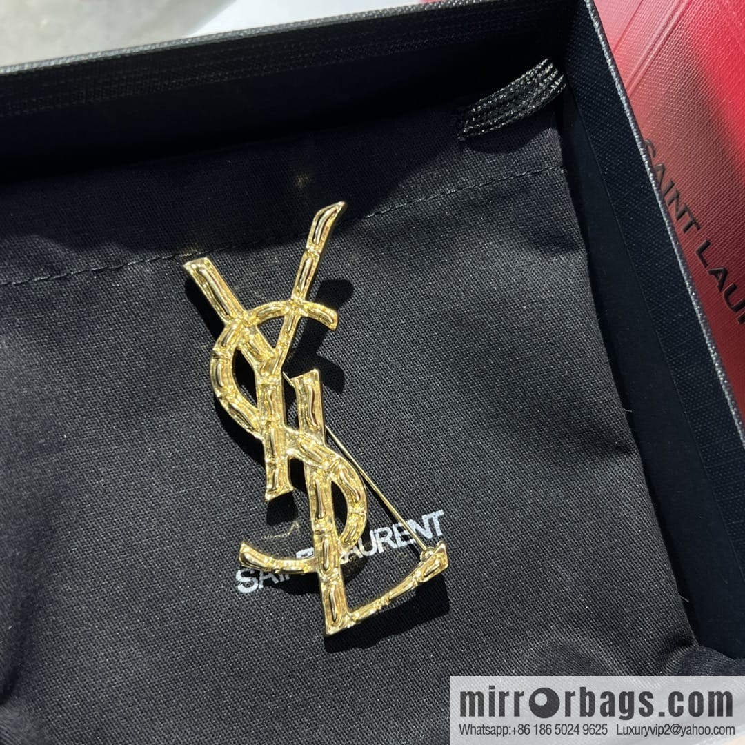 Saint Laurent YSL brooch
