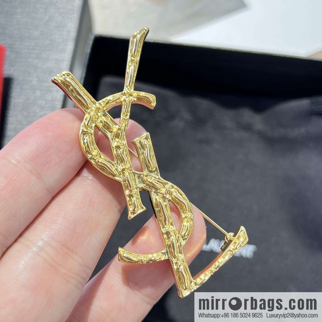 Saint Laurent YSL brooch