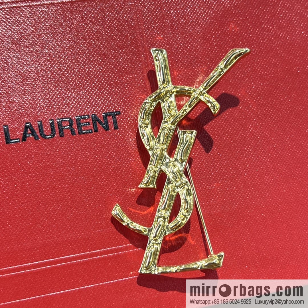 Saint Laurent YSL brooch