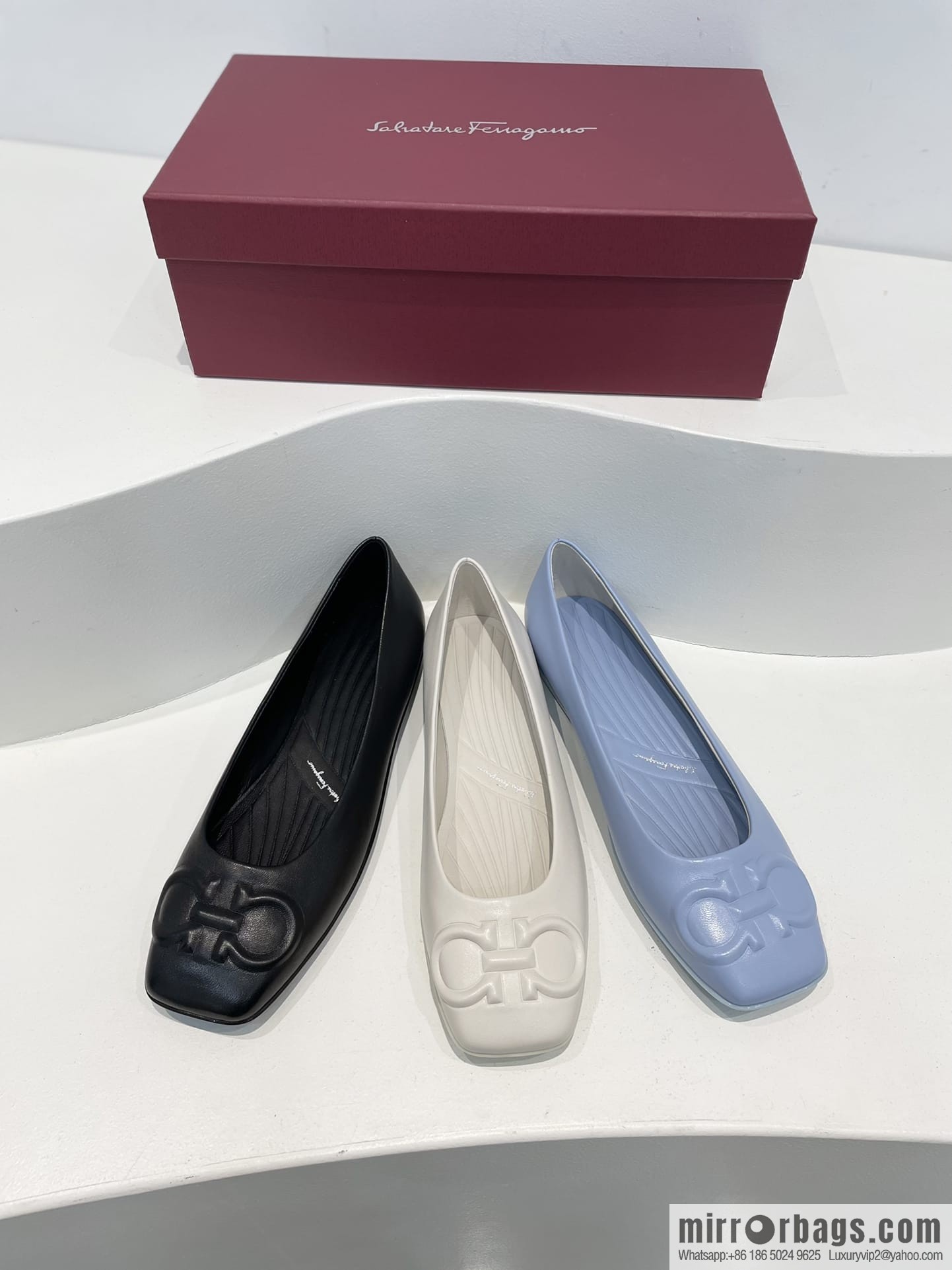 SF ✔️ 2022Salvatore Ferragamo ✔️ New! Ferragamo GANCINI Ballet flats