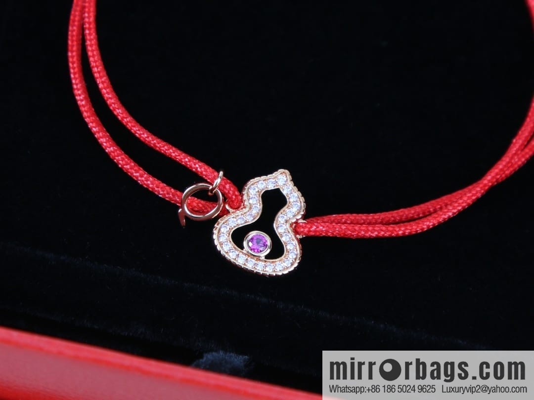 Qeelin unicorn, full diamond gourd red rope bracelet bracelet