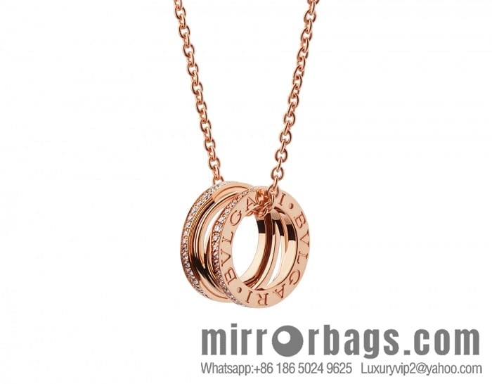 BVLGARI Bulgari double row drill cut-out necklace