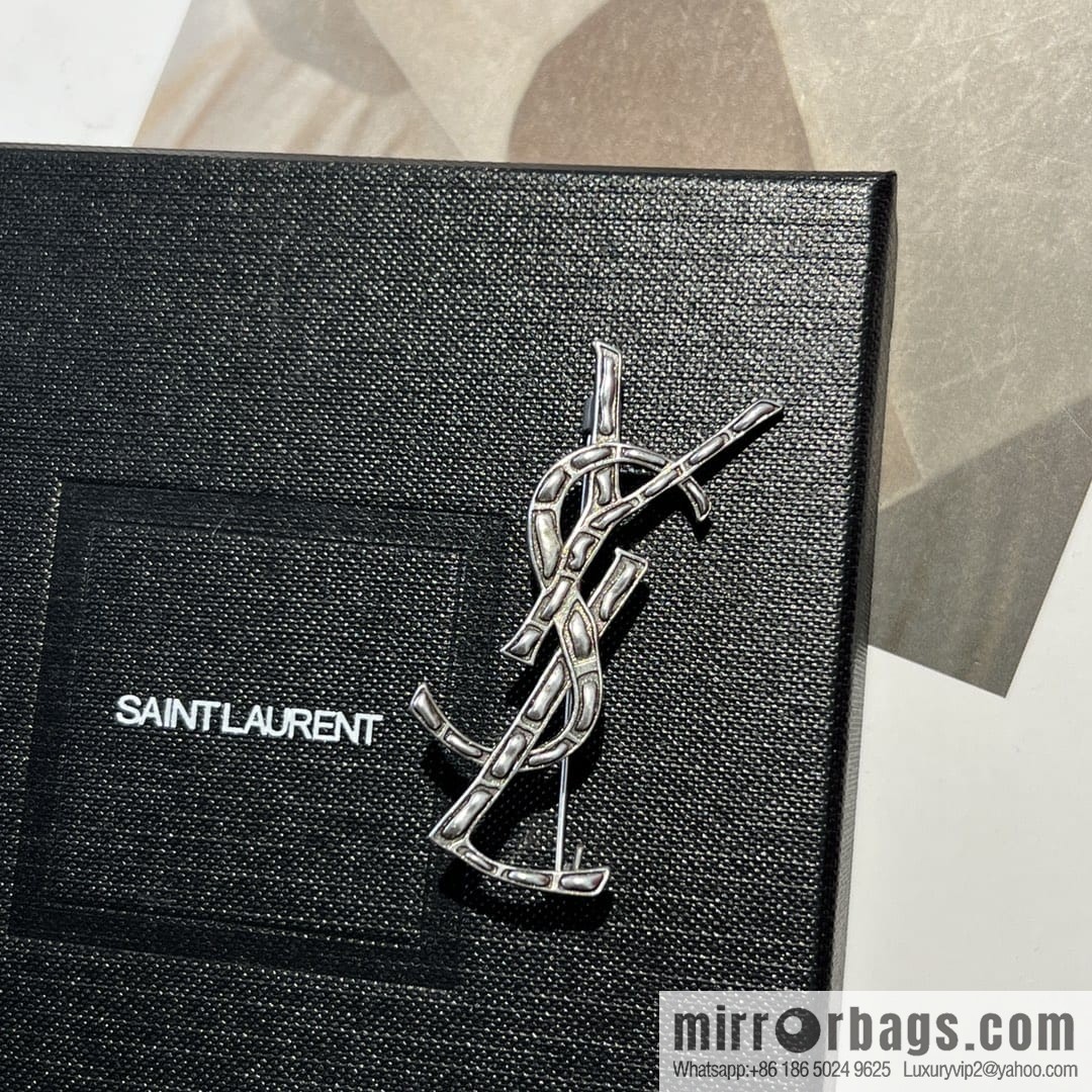 Saint Laurent YSL brooch