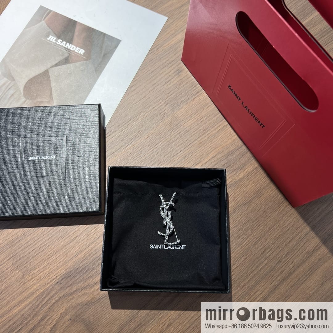 Saint Laurent YSL brooch
