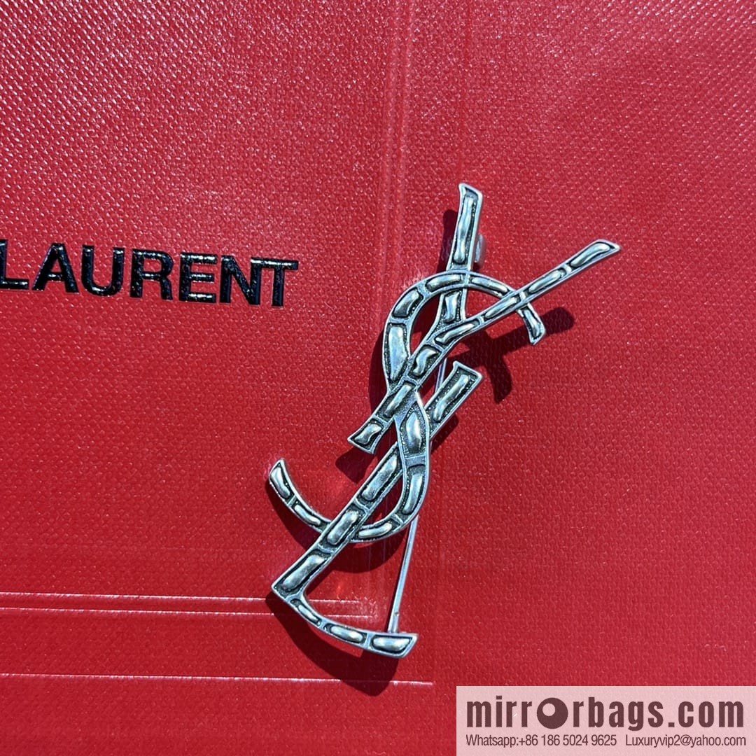 Saint Laurent YSL brooch